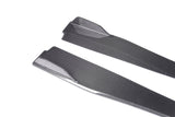 Ferrari F8 Tributo Spider 2020 2021 2022 2023 with Aftermarket Parts - Side Skirts Pre-preg Carbon Fiber from Ventus Veloce
