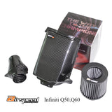 Infiniti Q50 2.0T 2014 2015 2016 2017 2018 2019 2020 2021 2022 2023 2024 with Aftermarket Parts - Air Intake Systems Pre-preg Carbon Fiber from Ventus Veloce