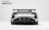 Lotus Emira 3.6 V6 2.0 Four-cylinder 2022-ON with Aftermarket Parts - Rear Bumper Canards Pre-preg Carbon Fiber from Ventus Veloce