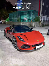 Lotus Emira 3.6 V6 2.0 Four-cylinder 2022-ON with Aftermarket Parts - Front Upper Valences Pre-preg Carbon Fiber from Ventus Veloce