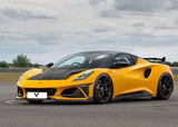 Lotus Emira 3.6 V6 2.0 Four-cylinder 2022-ON with Aftermarket Parts - Front Canards Pre-preg Carbon Fiber from Ventus Veloce