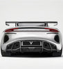 Lotus Emira 3.6 V6 2.0 Four-cylinder 2022-ON with Aftermarket Parts - Rear Diffuser Pre-preg Carbon Fiber from Ventus Veloce