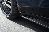 Porsche Panamera 4 & 4S & Turbo 971.1 971.2 (fits both pre-facelift & facelift) 2017 2018 2019 2020 2021 2022 2023 (Standard Wheel Base) with Aftermarket Parts - Side Skirts Pre-preg Carbon Fiber from Ventus Veloce
