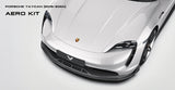 Porsche Taycan & Cross Turismo Base/4/4S/GTS  2020 2021 2022 2023 2024 with Aftermarket Parts - Front Lip Pre-preg Carbon Fiber from Ventus Veloce