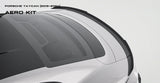 Porsche Taycan & Cross Turismo Base/4/4S/GTS/Turbo/Turbo S 2020 2021 2022 2023 2024 with Aftermarket Parts - Rear Spoiler Pre-preg Carbon Fiber from Ventus Veloce
