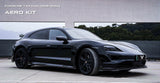 Porsche Taycan & Cross Turismo Base/4/4S/GTS/Turbo/Turbo S 2020 2021 2022 2023 2024 with Aftermarket Parts - Side Skirts Pre-preg Carbon Fiber from Ventus Veloce