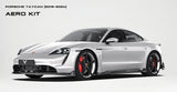 Porsche Taycan & Cross Turismo Base/4/4S/GTS  2020 2021 2022 2023 2024 with Aftermarket Parts - Front Lip Pre-preg Carbon Fiber from Ventus Veloce