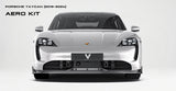 Porsche Taycan & Cross Turismo Base/4/4S/GTS  2020 2021 2022 2023 2024 with Aftermarket Parts - Front Lip Pre-preg Carbon Fiber from Ventus Veloce