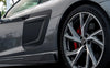 Audi R8 Gen 2 2020 2021 2022 2023 with Aftermarket Parts - Side Blades Carbon Fiber from Ventus Veloce